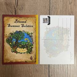 Postkarte - Jahreskreis - Litha - Sommersonnenwende (Alban Hefin) - Summer Solstice