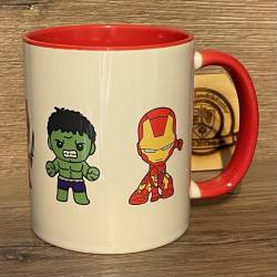Tasse - Marvel - Spiderman, Captain America, Deadpool, Hulk, Iron Man - Keramik - verschiedene Farben