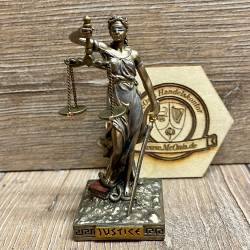 Statue - Justitia Miniatur - römische Göttin der Gerechtigkeit - Dekoration - Ritualbedarf