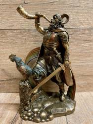 Statue - Heimdall Wächter von Bifrost - Germanischer Gott - Dekoration - Ritualbedarf