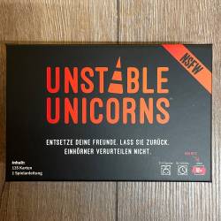 Spiel - Kartenspiel - Unstable Unicorns NSFW Grundspiel - Asmodee - ab 18 Jahren - Not safe for work