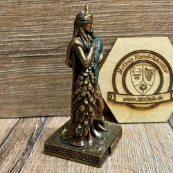 Statue - Hera Miniatur - Griechische Göttin - bronziert - Dekoration - Ritualbedarf