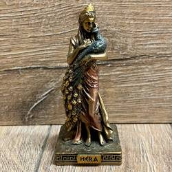Statue - Hera Miniatur - Griechische Göttin - bronziert - Dekoration - Ritualbedarf