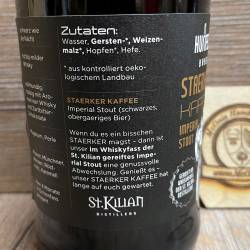 Bier - Hunfelt BIO - Staerker Kaffee fassgereiftes Imperial Stout 7,5% vol - 0,33l (über 4 Monate im St. Kilian Fass) - inkl. 0,08€ Pfand