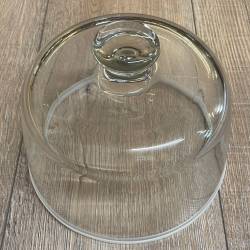 Glas - Glasglocke/ Käseglocke/ Speisenglocke mit Glasteller - 20cm