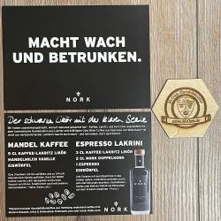 Likör - Nork Kaffee-Lakritz Likör - 050ml - 20% vol. - Miniatur