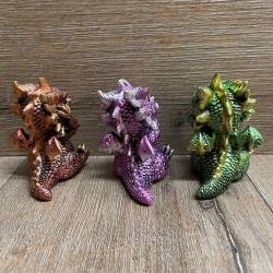 Figur - Drache - Die Drei Weisen Baby Drachen - Nichts Hören, Sagen & Sehen - coloriert