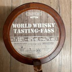 Whisky - Tasting Set im Holz-Fass - 7x 0,02l (2023)
