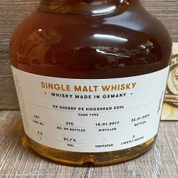 Whisky - St.Kilian - Sonderabfüllung - Single Cask 2023 - Lucky No. 7 – 0,5l - der erste 7-Jährige - 1 Flasche verfügbar
