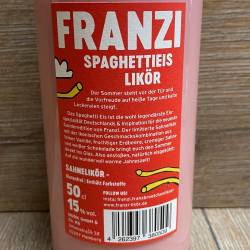Likör - Nork Franzi Sonderedition Spaghetti Eis - 500ml - 15% vol. - limitiert