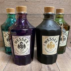 Gin - Wessex - Saxon Gardon / Rosenblätter, Hibiskus & Lavendel - 40,3% -  0,7l
