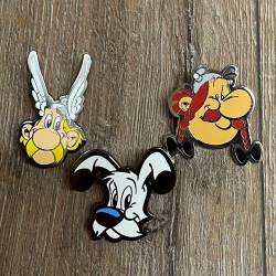 Brosche - Pin - Asterix - sammelbare Emaille Pin Anstecknadel - Obelix, Anstecknadel