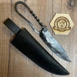 Messer - Vollmetall geschmiedet inkl. Lederscheide - 22,5cm