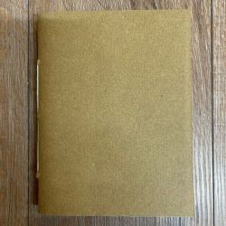 Notizbuch - Diary - Nachfüllbuch für Lederhülle Größe 2 - 15cm x 21cm - 116 Seiten