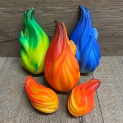 LARP - Props - Flamme grün/ Pyro bolt green - Magiedarstellung, Theater, Karneval, Fasching