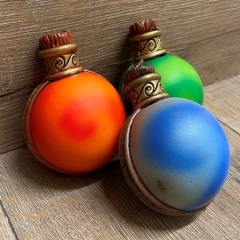 LARP - Props - Trankflasche verstärkt grün/ Reinforced Potion green - Gift - Magiedarstellung, Theater, Karneval, Fasching