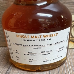 Whisky - St.Kilian - Sonderabfüllung - Whiskyfestival 2024 rauchig - 54,4% - 0,5l - 1 Flasche verfügbar