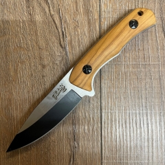 Herbertz Gürtelmesser - Zebranoholz & Nylonscheide - AISI-420 Stahl