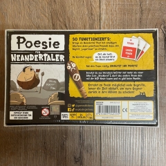 Spiel - Gesellschaftsspiel - Poesie für Neandertaler