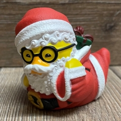 TUBBZ - Deko-Enten - Santa Claus - Nikolaus/ Weihnachtsmann - Mini Edition