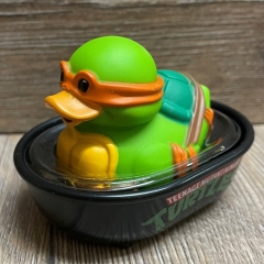 TUBBZ - Deko-Enten - Teenage Mutant Ninja Turtles - Michelangelo - Mini Edition