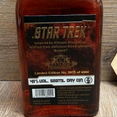 Gin - V-SINNE® STAR TREK Klingon Blood Gin | 500ml | 40% vol. - 0,5l - rot