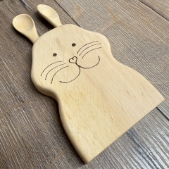 Holz Löffel - Löffelhasen inkl. 2 kleinen Löffeln