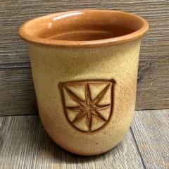 Becher - aus Ton - Weinbecher Bad Wildungen - 0,20l mit Füllstrich - Malawi hellbraun Becher - aus Ton - Weinbecher Bad Wildungen - 0,20l mit Füllstrich - Malawi hellbraun