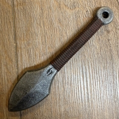 LARP - IF - Dolch Kunai & Gürtelhalter aus leder - Wurfdolch - Iron Fortress
