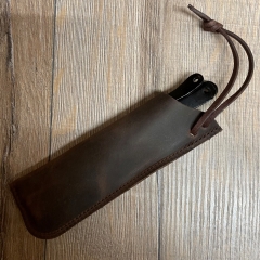 Besteck - Set - Mitelalterbesteck mit Leder Etui - Messer, Gabel, Löffel - Edelstahl