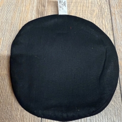 Klangschale - Kissen flach aus Polyester - schwarz - 15cm