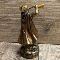 Statue - Heimdall Miniatur - nordischer Gott Wächter der Regenbogenbrücke - bronziert - Dekoration - Ritualbedarf