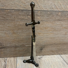 Waffen Deko - Brieföffner - War of Thrones - Eis mit Ständer, symmetrische Stahlklinge