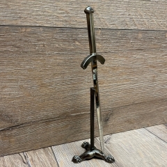 Waffen Deko - Brieföffner - War of Thrones - Rob Stark mit Ständer, symmetrische Stahlklinge