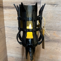 3D-Druck - Fackel &quote;Regis&quote; inkl. Tisch- und Wandhalterung sowie Blendschutz