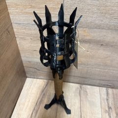 3D-Druck - Fackel &quote;Regis&quote; inkl. Tisch- und Wandhalterung sowie Blendschutz