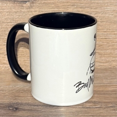 Bad Wildungen - Tasse aus Keramik - Bad Wildungen Nymphe - gelb oder schwarz