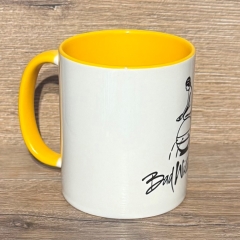 Bad Wildungen - Tasse aus Keramik - Bad Wildungen Nymphe - gelb oder schwarz