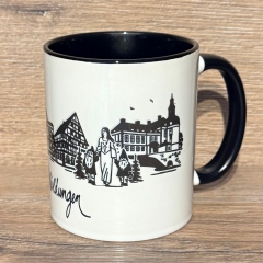 Bad Wildungen - Tasse aus Keramik - Bad Wildungen Highlights - gelb oder schwarz