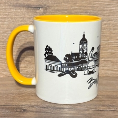 Bad Wildungen - Tasse aus Keramik - Bad Wildungen Highlights - gelb oder schwarz