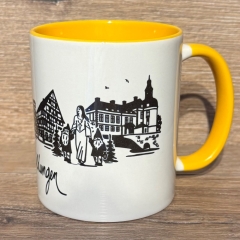 Bad Wildungen - Tasse aus Keramik - Bad Wildungen Highlights - gelb oder schwarz