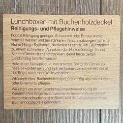 Bad Wildungen - Eco Click Lunchbox Weißblech mit Holz-Deckel - 750ml - Schneewittchen