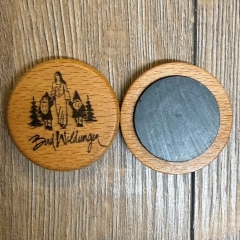 Bad Wildungen - Magnet Holz - 40mm - Schneewittchen - Kühlschrankmagnet