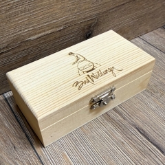 Bad Wildungen - Holzkiste natur - Größe 1 - 12x6x4cm - Nymphe