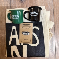 Moonshine O'Donnell - Sonderaktion 2er Set 700ml inkl. Jutebeutel, 2 kl. Emaille Becher & Pin