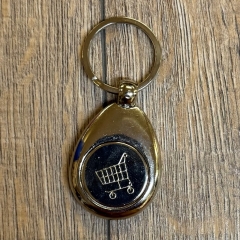 Schlüsselanhänger - McO - Metall inkl. Einkaufswagenchip - Motiv Bad Wildungen Margaretha von Waldeck