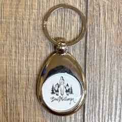 Schlüsselanhänger - McO - Metall inkl. Einkaufswagenchip - Motiv Bad Wildungen Schneewittchen