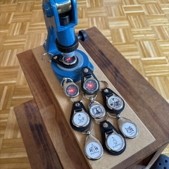 Schlüsselanhänger - McO - Metall inkl. Einkaufswagenchip - Motiv Bad Wildungen Schneewittchen