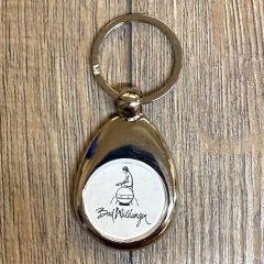 Schlüsselanhänger - McO - Metall inkl. Einkaufswagenchip - Motiv Bad Wildungen Nymphenbrunnen