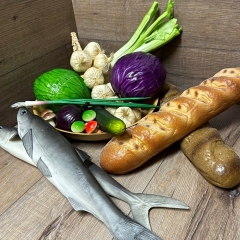 LARP - Props - Lebensmittel - Berta Baguette - Lagerdekoration, Theater, Karneval, Fasching